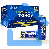 Элемент питания алкалиновый LR6/AA (уп.24шт) TOKOV ELECTRIC TKE-ALS-LR6/C24