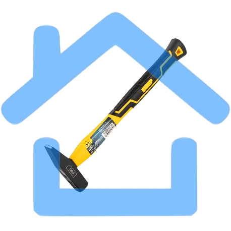 Молоток слесарный Deli DL442003 300 гр фибергласовая рукоять-4