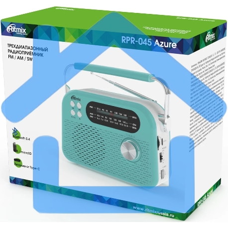 Радиоприемник Ritmix RPR-045 AZURE-2