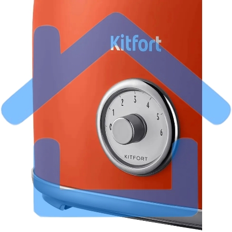Тостер Kitfort КТ-6456 980Вт красный/серебристый-2