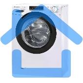 Стиральная машина Candy Smart Pro Inverter CSO4 276TWMB-07 белый, загрузка фронтальная 7 кг, 1200 об/мин., класс: А