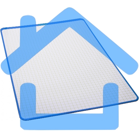 Доска для рисования Silwerhof ламинац. маркер. А3+ 487х329мм двухстор. картон 3мм-2