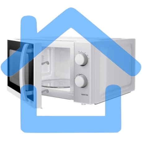 Микроволновая печь Centek CT-1571 белый, 20 л, 700 Вт, переключатели - поворотный механизм-2
