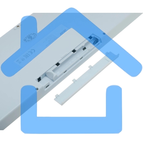 Комплект клавиатура + мышь Acer OCC205 беспроводной USB, 1200 dpi, белый/голубой-15