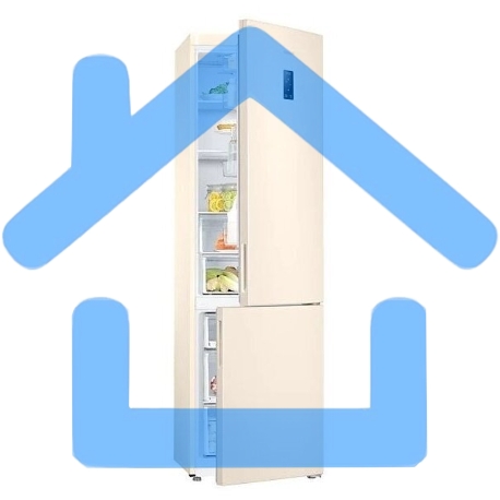 Холодильник Samsung RB37A5200EL/WT бежевый двухкамерный 269/118 л морозилка снизу-18