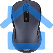 Мышь беспроводная Acer OMR306 черный/серый, 1600 dpi, радиоканал, USB, кнопки - 6