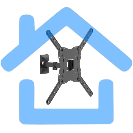 Наклонно-поворотный подвес для телевизоров Harper TVF-63 черный