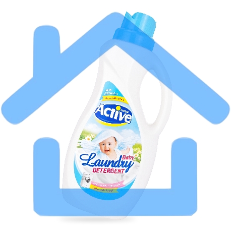 Гель-концентрат ACTIVE для стирки детского белья, универсальный, 1500 мл, гипоаллергенный, Для мальчиков, Blue (511601201)-2