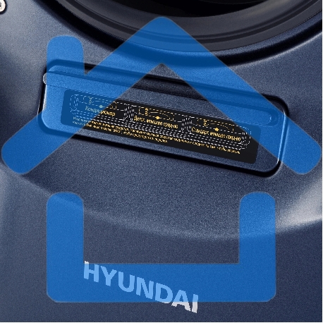 Стирально-сушильная машина Hyundai WMD9425 темно-синий, загр. фронтальная макс.: 15 кг 1400 об/мин класс: А+++-2