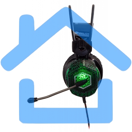 Наушники с микрофоном Oklick HS-L500G черный 2.2м мониторы оголовье-12