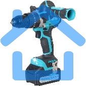 Дрель-шуруповерт Sturm! CD2080 аккум. патрон:быстрозажимной (кейс в комплекте)