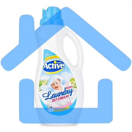 Гель-концентрат ACTIVE для стирки детского белья, универсальный, 1500 мл, гипоаллергенный, Для мальчиков, Blue (511601201)