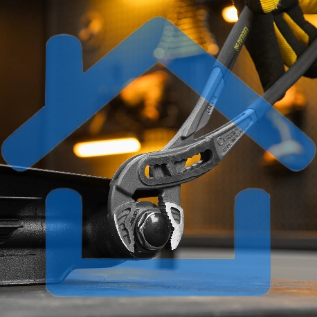 Клещи переставные Denzel обливные рукоятки, 300 мм-10