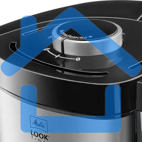 Кофеварка капельная Melitta Look V Therm Timer Black Filter черный/нержавеющая сталь, исп. кофе - молотый, 1.25 л, 1000 Вт-1