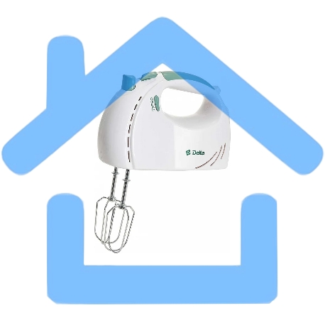 Миксер Delta DL-5061 белый с зеленым-4