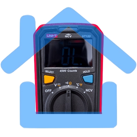 Мультиметр UNI-T Мультиметр UT123, 600В, 20МОм, карманный (0511237)-8