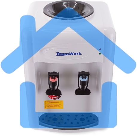 Кулер Aqua Work 0.7-TDR настольный электронный бело-черный-2