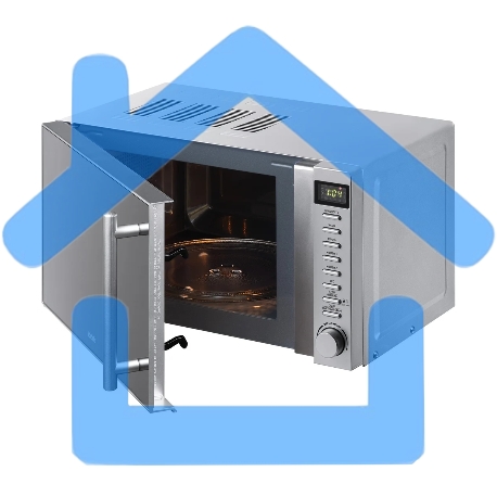 Микроволновая печь BBK 20MWG-733T/BS-M серебристый, 20 л, 700 Вт, поворотный тактовый механизм, кнопки-4