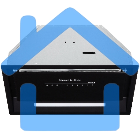 Вытяжка встраиваемая Zigmund & Shtain K 019.5 B черный, 50 см, 1050 куб. м/ч, 61.1 дБ-1