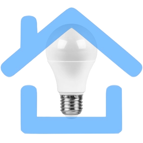 Лампа светодиодная SAFFIT SBA6010 (55005) 10 вт Е27 белый-1