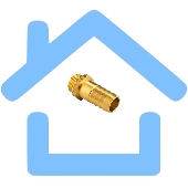 Штуцер для присоединения шланга 1/2'x20 мм НР