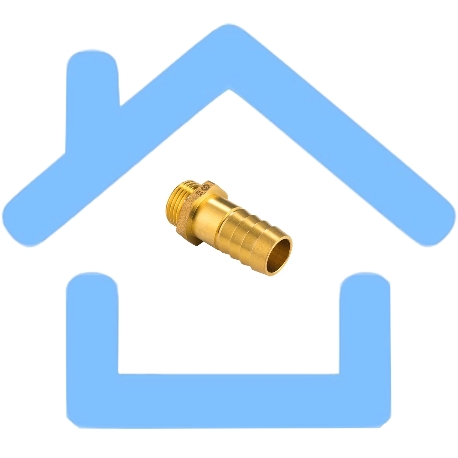 Штуцер для присоединения шланга 1/2'x20 мм НР