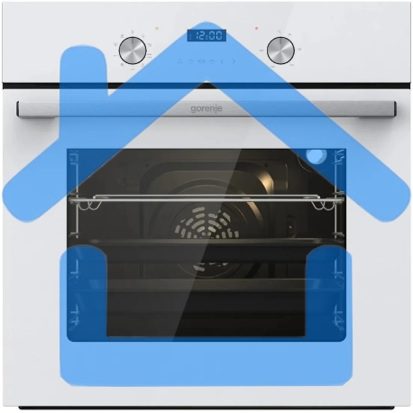 Духовой шкаф электрический встраиваемый Gorenje BO6737E03NWG белый
