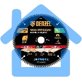 Пильный диск по дереву Denzel ф250 х 30 мм, 96 зубьев 733597