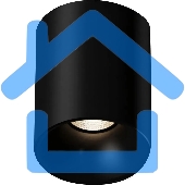 Умный светильник Aqara T1 потолоч. черный (MZSD11LM_24BL)