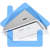 Вытяжка встраиваемая Zigmund & Shtain K 019.5 W белый, 50 см, 1050 куб. м/ч, 61.1 дБ