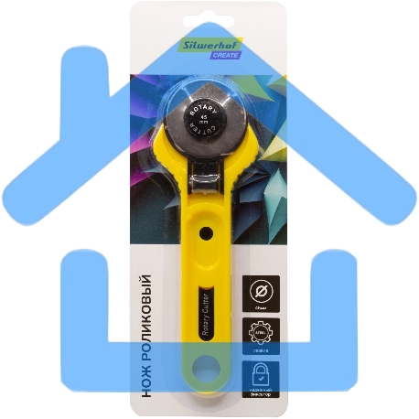 Нож роликовый Silwerhof Create, диаметр лезвия 45 мм, металл-4