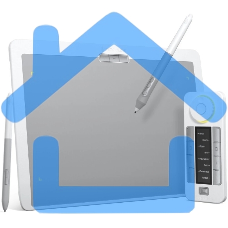 Графический планшет Xencelabs Pen Tablet Bundle M BPH1212W-K02A White