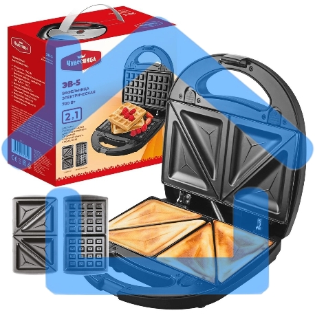 Вафельница Чудесница ЭВ-5Черный-1