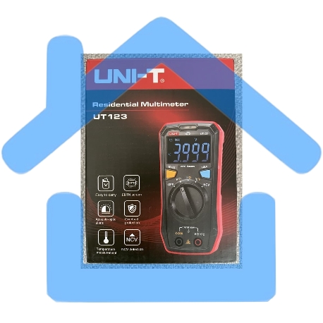 Мультиметр UNI-T Мультиметр UT123, 600В, 20МОм, карманный (0511237)-3