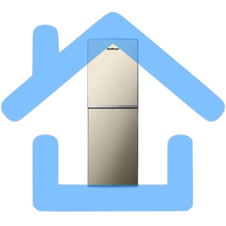 Кулер Hotfrost V250CE напольный электронный золотистый