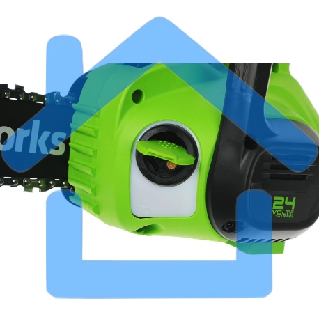 Цепная пила аккумуляторная GreenWorks G24CS25K4, 24V, 25см, c АКБ 4А·ч и ЗУ (2007707UB)-2