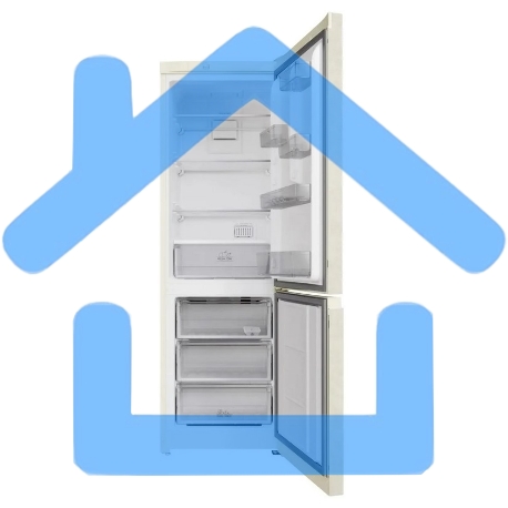 Холодильник Hotpoint HT 4180 AB мраморный двухкамерный 220/78л морозилка снизу Total No Frost-2