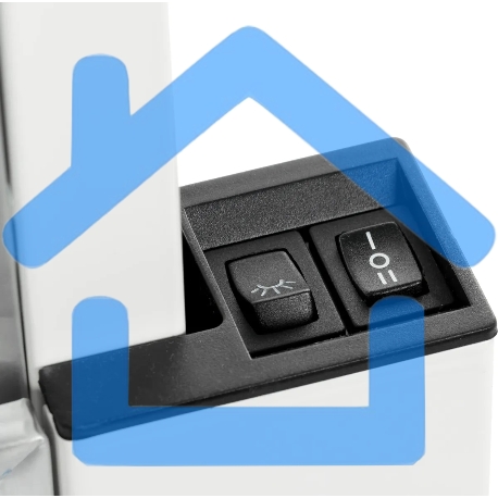 Вытяжка встраиваемая Elikor Интегра 50П-400-В2Л белый, 50 см, 400 куб. м/ч, 57 дБ-7