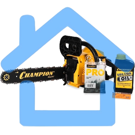 Бензопила CHAMPION 237-16''-3/8-1.3-56 1.5кВт легкий старт 4.7кг-5