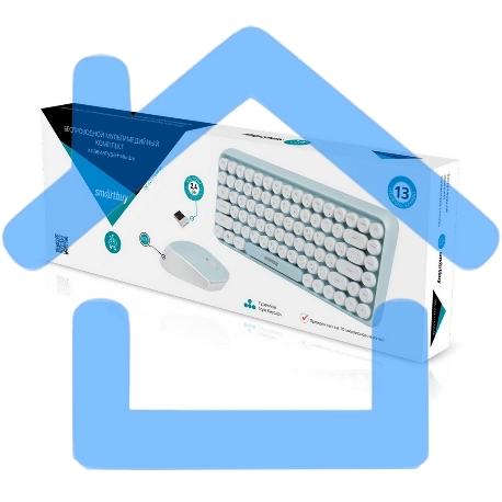 Комплект клавиатура+мышь Smartbuy (SBC-626376AG-M) мультимедийный-3