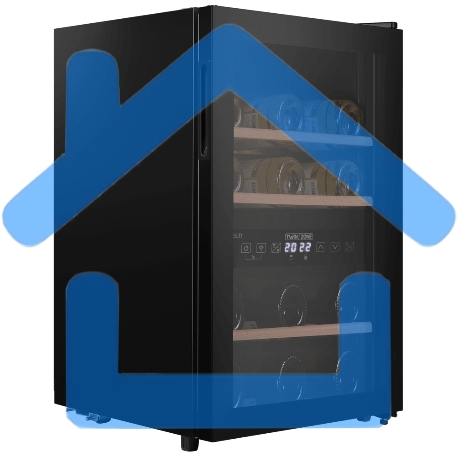 Винный шкаф встраиваемый Maunfeld MFWC-50D16