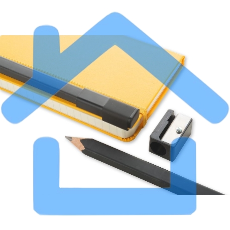 Набор карандашей чернографитных Moleskine DRAWING SET EW1PSA 2B блистер 2 карандаша + точилка-3