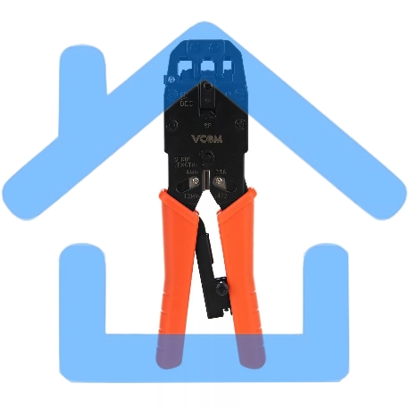 Монтажный инcтрумент VCOM D1903 Клещи обжимные 4P/6P/8P 