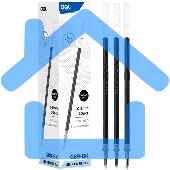 Стержень для гелевых ручек Deli EG89-BK 0.5мм, черный, блистер