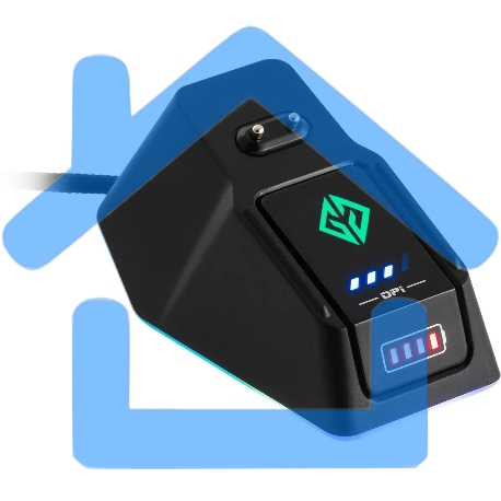 Мышь беспроводная GMNG GG-MS400WO черный, 10000 dpi, радиоканал, USB, кнопки - 7-12