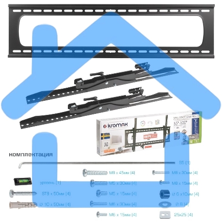 Кронштейн для телевизора Kromax STAR PRO-112 черный 55