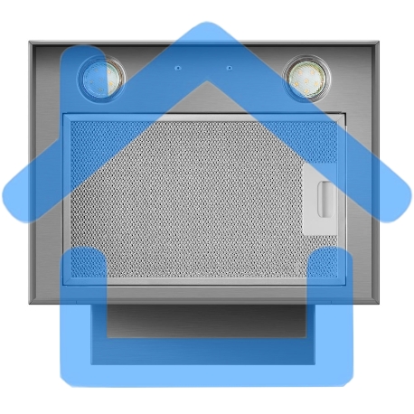 Вытяжка пристенная островная Maunfeld Bath 402 нержавеющая сталь, 40 см, 1150 куб. м/ч, 52 дБ-8