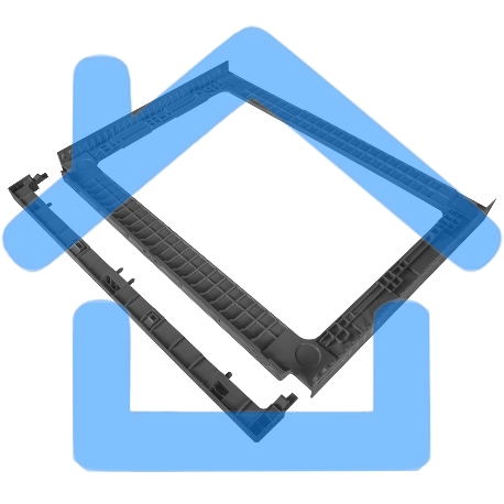 Соединительный элемент для установки сушильной машины на стиральную машину MAUNFELD WM-SK03S-1