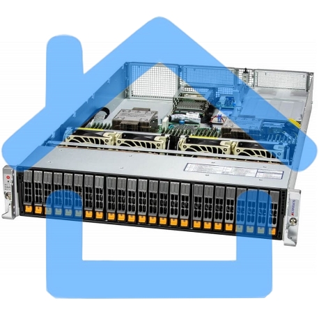 Платформа системного блока SuperMicro SYS-221H-TN24R 2U Hyper with 24 hot-swap 2.5