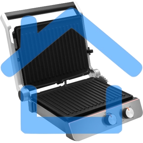 Электрогриль Hyundai HYG-4046 2200Вт черный/серебристый-4